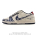 Nike Dunk Low Retro Sneakers, a collaboration with Louis Vuitton. Originally de