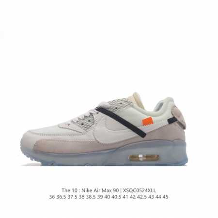 Off-White X Nike Air Max90 off-White X Nike Air Max90 2.0 Ow Aa7293-100 36-45 Xs - Click Image to Close