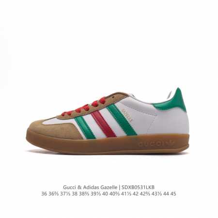 Adidas Originals X Gucci Gazelle , Adidas X Gucci - 80 90 , gazelle trefoil 36- - Click Image to Close