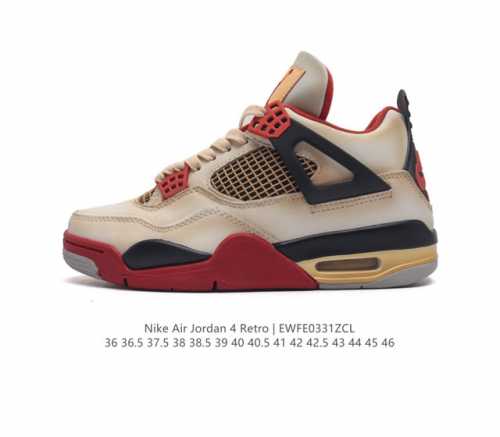 Nike Air Jordan 4 Retro Og aj4 4 Air Sole Aq9129-105 36 36.5 37.5 38 38.5 39 40