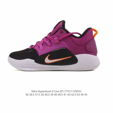 Nike Nk Hyperdunk X Low Ep Low-top Men's and Women's Basketball Shoes, Dual Air - Click Image to Close