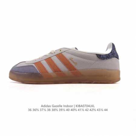 Adidas Originals Gazelle Indoor Retro Trefoil Non-slip Transparent Rubber Sneak - Click Image to Close