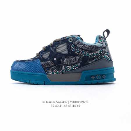 Louis Vuitton Lv 2025 3DLogo LvLouis Vuitton Trainer Sneaker Low 39-45 Yujk0509 - Click Image to Close