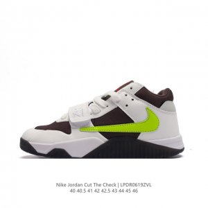 Jordan eva ts travis Scott X Nike Jordan Cut The Check Brown Black Fz8806-101 4