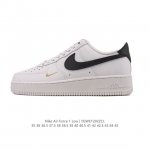 Nike Air Force 1 '07 Low, a versatile, platform, low-top white sneaker with cus