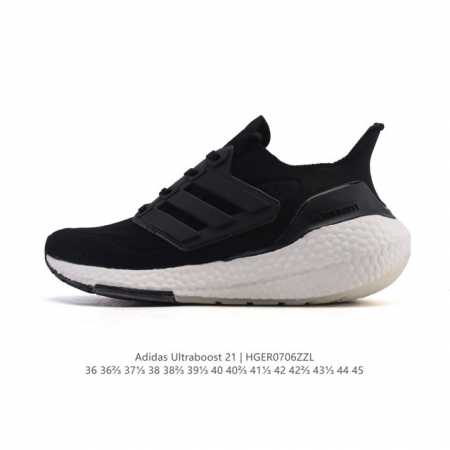 Adidas Ultraboost 21 Popcorn Low-top Smooth Running Shock Rebound Running Shoes - Click Image to Close