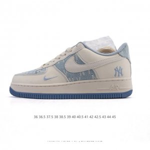 Corporate-level Af1 Nike Air Force 1 '07 Low Air Force One white shoes with thic