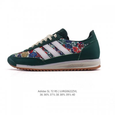 Adidas Sl 72 Shoes Classic Retro Thin-soled Sneakers T-toe Shoes Clover Retro Ca