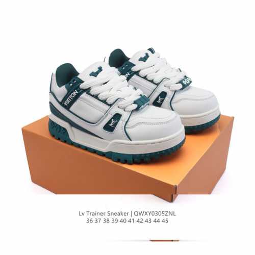 210 Louis Vuitton Lv 3D Logo Lv Louis Vuitton Trainer Sneaker Low 36-45 Q