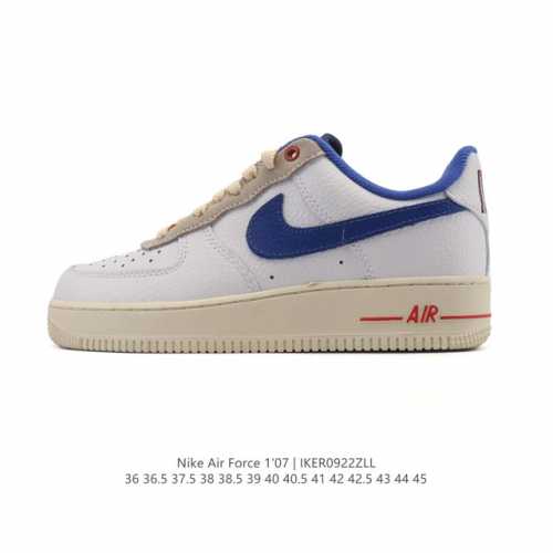 Nike Air Force 1 '07 Low Air Force One White Cushioned Shoes, a versatile low-t
