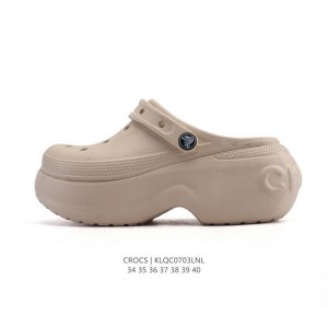 Crocs Beach Hole Shoes Women's Casual Thick-soled Height-enhancing Sandals Crocs