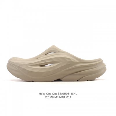 New Hoka One One summer beach slippers, hole shoes, closed-toe sandals, casual