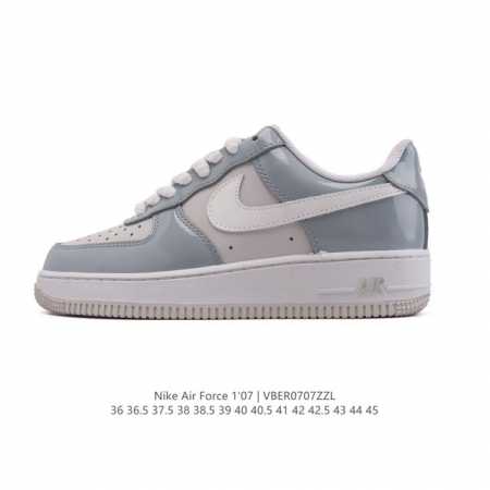 Genuine Nike Air Force 1 '07 Low Air Force One white shoes with air cushion, lo - Click Image to Close