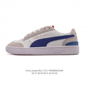 New Puma Suede Bloc retro casual shoes for men and women, 381188-02. Puma men's
