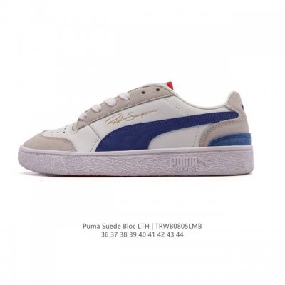 New Puma Suede Bloc retro casual shoes for men and women, 381188-02. Puma men's
