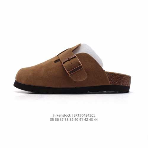 Birkenstock Boston Suede Shearling # # Eva , :0560773 :35-44 :Ertb0424Zcl