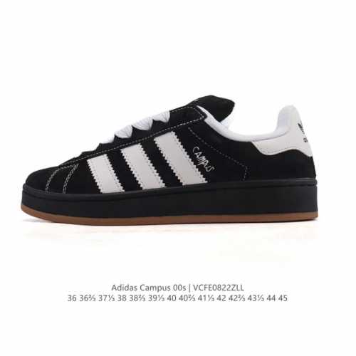 Adidas. Trefoil Campus 00S bread shoes, retro casual sneakers. Millennial resurg
