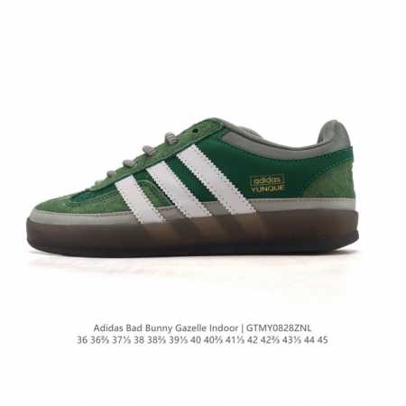 Corporate-grade adidas T-toe shoe collection, Bad Bunny x Adidas Gazelle Indoor - Click Image to Close