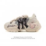 Company-grade MLB Bigball Chunky New York Yankees platform sneakers, unisex retr