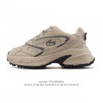 Corporate-grade Lacoste fashionable outdoor casual series sneakers, thick-soled