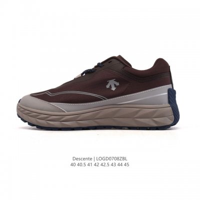 Company-level Descente men's Chron retro fabric sports casual shoes, comfortabl