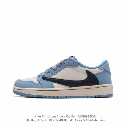 Nike Air Jordan 1 Low Og Sp Military Blue Aj1 1 Aj1 1 Aj1 1 Ts Swoosh Dm7866 36