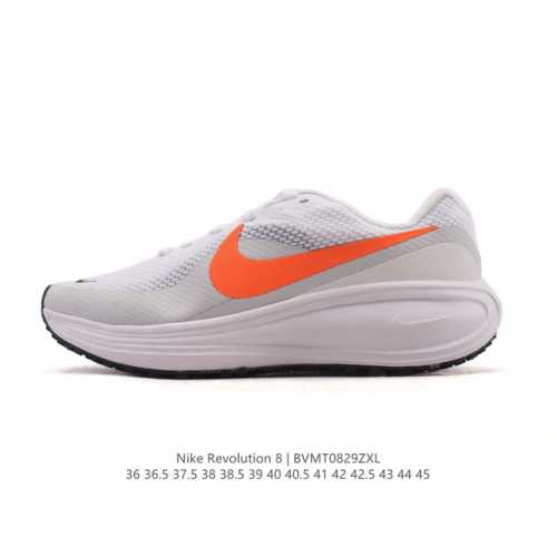 New Nike Revolution 8 running shoes with cushioning, suitable for men and women