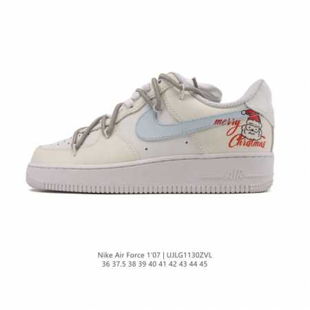 Company-grade Nike Air Force 1 '07 Low, 2025 new deconstructed double-lace-up p - Click Image to Close