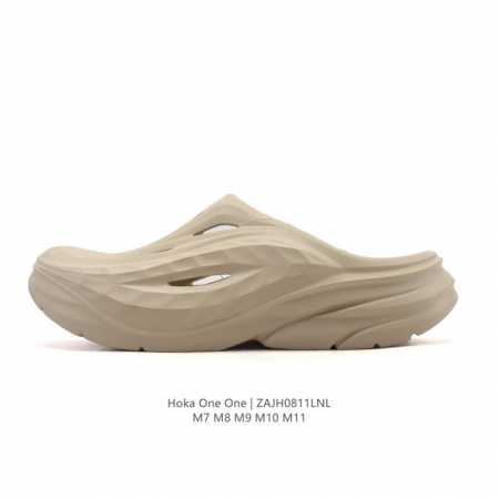 New Hoka One One summer beach slippers, hole shoes, closed-toe sandals, casual - Click Image to Close
