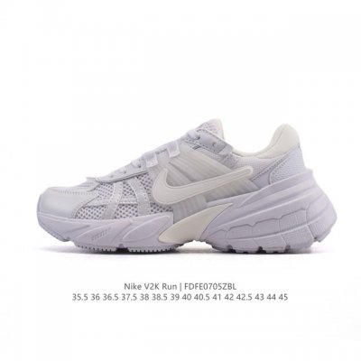 Corporate Nike V2K Run Shock Absorption and Anti-skid Retro Low-top Sports Runn