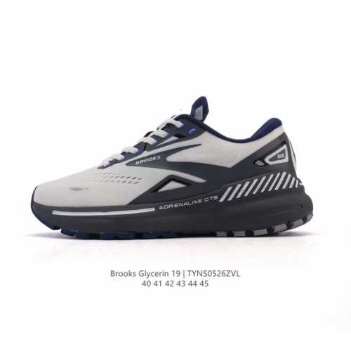 Corporate-Level Brooks Glycerin 19 Sports Shoes, Shock-Absorbing Jogging Shoes,