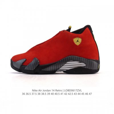 New Nike Nike authentic Air Jordan 14 Retro Jordan 14 generation Aj14 Ferrari re