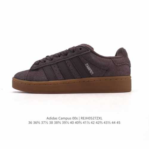 Corporate Adidas. Trefoil Campus 00S Bread Shoes. Retro Casual Sneakers. Millenn