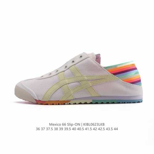 Authentic ASICS Onitsuka Tiger Mexico 66 Slip On Retro and stylish comfortable b