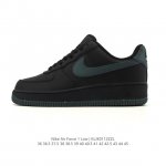 Nike Air Force 1 '07 Low, a versatile, platform, low-top white sneaker with cus