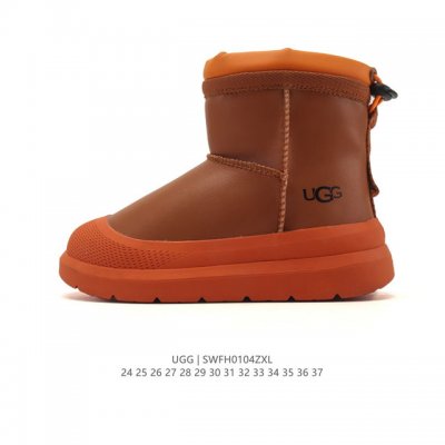 Ugg High-Top Children's Snow Boots - Playful and Cute with Versatile Styles. Am