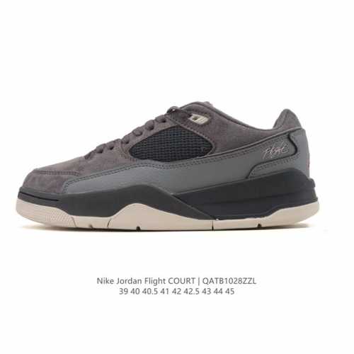 Nike Jordan Flight Court Fashionable Casual Non-Slip Durable Low-Top Sports Shoe