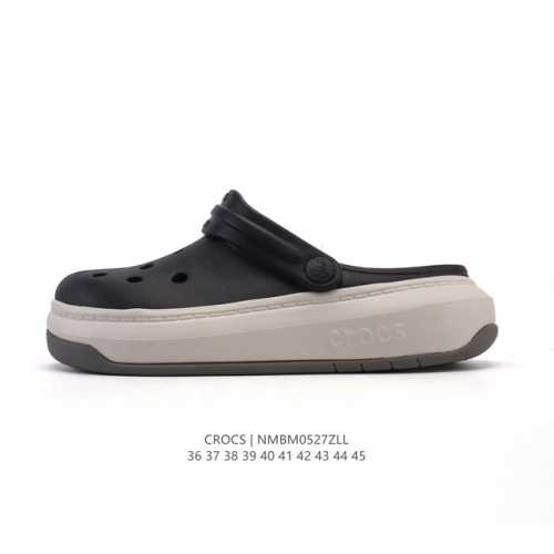 Corporate-Level Crocs Beach Hole Shoes For Men And Women, Casual Thick-Soled Hei
