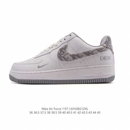 Nike Air Force 1 '07 Low Air Force One white cushioned sneakers, a 2025 model w - Click Image to Close