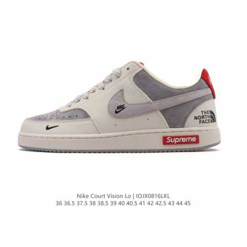 Nike Court Vision Low, a retro, low-top basketball sneaker for men and women. T