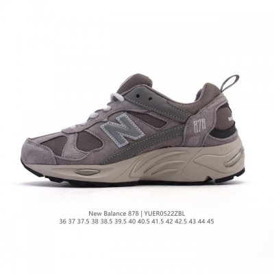 New Product Company-Level New Balance Nb 878 Retro Gray Series Fabric And Artifi