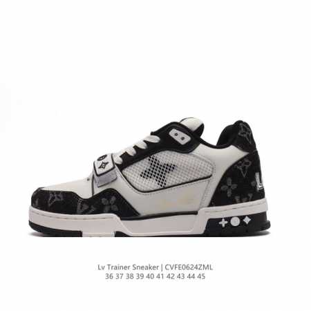 Louis Vuitton LV 3D Logo LV Louis vuitton Trainer Sneaker Low 36-45 CVFE0624ZML - Click Image to Close