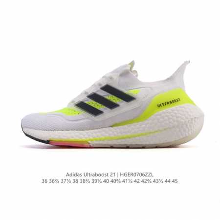 Adidas Ultraboost 21 Popcorn Low-top Smooth Running Shock Rebound Running Shoes - Click Image to Close