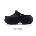 Crocs Beach Hole Shoes Women's Casual Thick-soled Height-enhancing Sandals Crocs