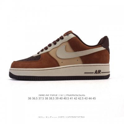 Nike Air Force 1 '07 Low Air Force One White Shoes With Air Cushion. New Style F