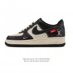 Company-grade Nike Air Force 1 '07 Low platform sneakers, featuring a thick sole