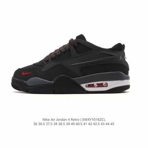 Company Grade Nike Air Jordan 4 Retro Og Michael Jordan AJ4 Low-Top Retro Casual