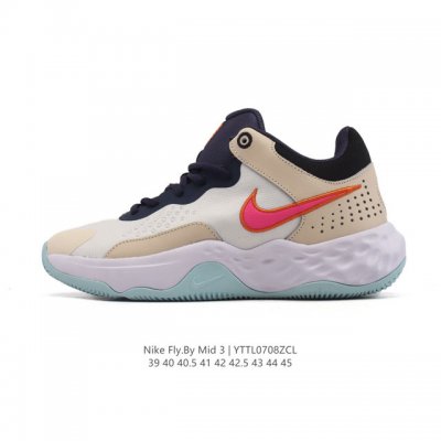 New Nike Fly By Mid 3 Simple and versatile shock-absorbing, non-slip, wear-resi