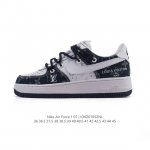 Company-level Af1 Nike Air Force 1 '07 Low Air Force One white shoes deconstruc