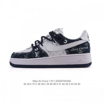 Company-level Af1 Nike Air Force 1 '07 Low Air Force One white shoes deconstruc